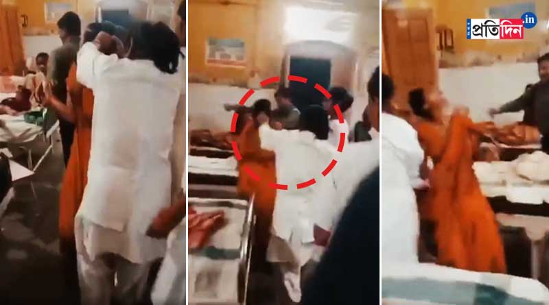Woman patient in UP Hospital grabbed by her hair by a nurse, video goes viral | Sangbad Pratidin