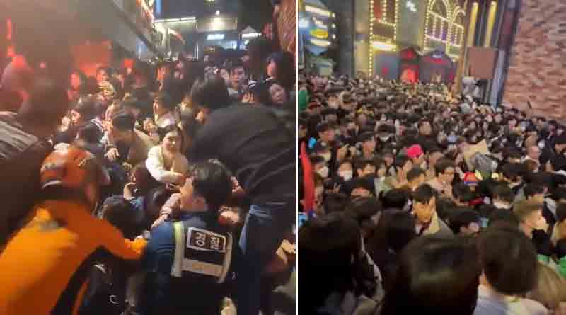 At least 151 killed in South Korea Halloween stampede | Sangbad Pratidin