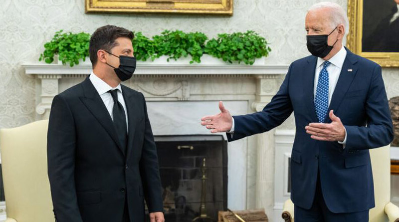 US President Joe Biden promised to provide advanced air defense systems to Ukraine। Sangbad Pratidin