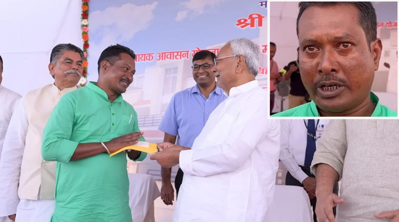 Poorest MLA of Bihar Couldn't Hold Tears After Getting Keys of Govt House | Sangbad Pratidin
