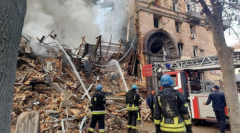 17 Died in Russian missile strike at Zaporizhzhia, occupied area of Ukraine | Sangbad Pratidin