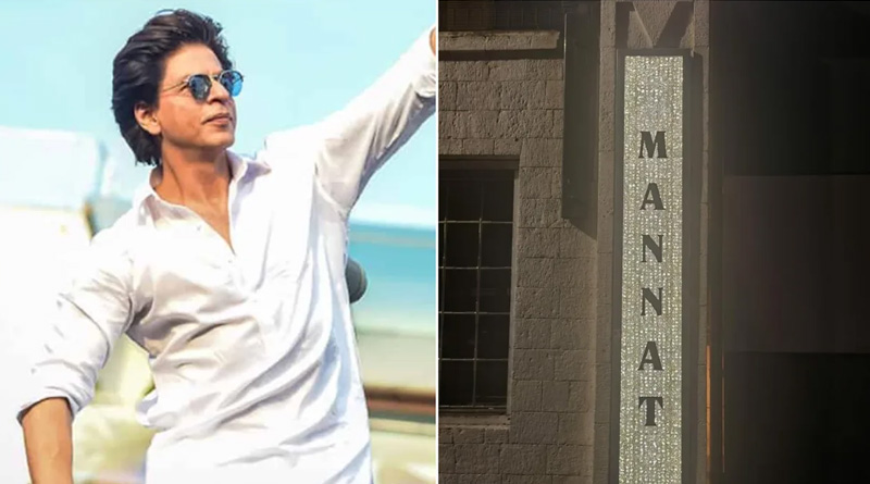 Shah Rukh Khan’s Mannat gets diamond-studded nameplate | Sangbad Pratidin