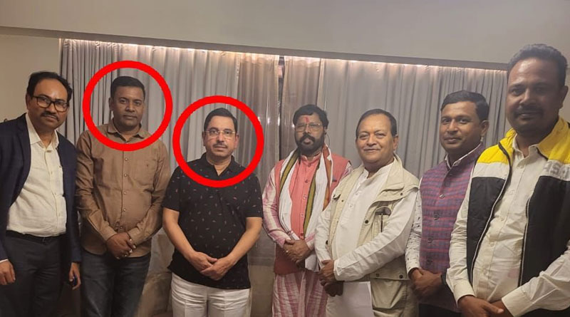 Coal minister click with smuggling accused, TMC hits back at BJP | Sangbad Pratidin