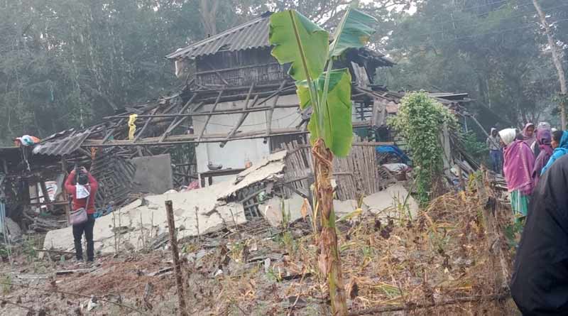 Blast at Bhupati Nagar in Medinipur ahead of Abhishek Banerjee's meeting । Sangbad Pratidin