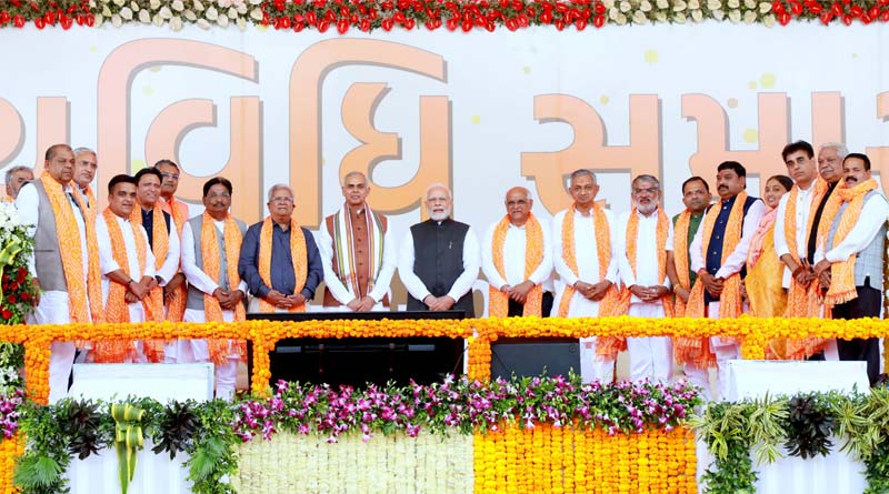Gujarat's fresh Cabinet list was announced on Monday | Sangbad Pratidin