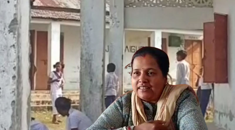 There is only one teacher who takes all responsbilities to run a junior high school in Jalpaiguri | Sangbad Pratidin
