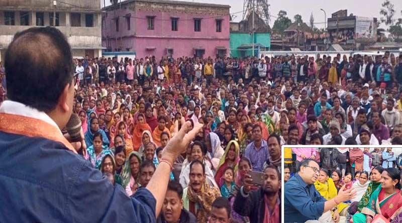 TMC leader Kunal Ghosh attends party programme at Nandigram । Sangbad Pratidin