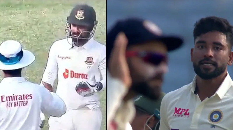 Siraj's perfect revenge after Litton Das chases him post sledging, Virat Kohli joins | Sangbad Pratidin