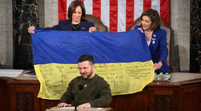 'Ukraine is alive and kicking': Zelenskyy in address to US Congress | Sangbad Pratidin