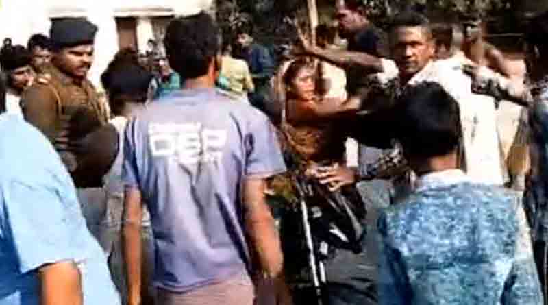 Local clashes with BJP workers at Bhupatinagar | Sangbad Pratidin