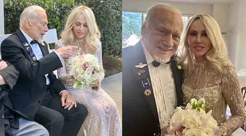 Moonwalker Aldrin gets married on his 93rd Birthday | Sangbad Pratidin