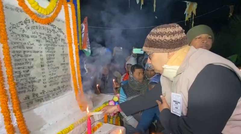 TMC spokesperson Kunal Ghosh pays tribute to Nandigram martyrs । Sangbad Pratidin