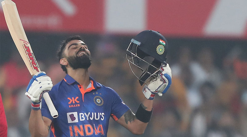 Virat Kohli hits ton, becomes fifth highest run scorer in ODI cricket | Sangbad Pratidin