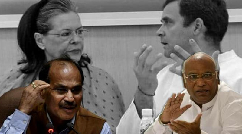 Adhir Chowdhury and Mallikarjun Kharge to remain Congress leader in Parliament | Sangbad Pratidin