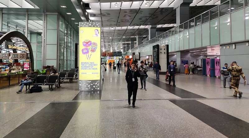 A passenger arrested with four round bullets from Netaji Subhas Chandra Bose International Airport । Sangbad Pratidin