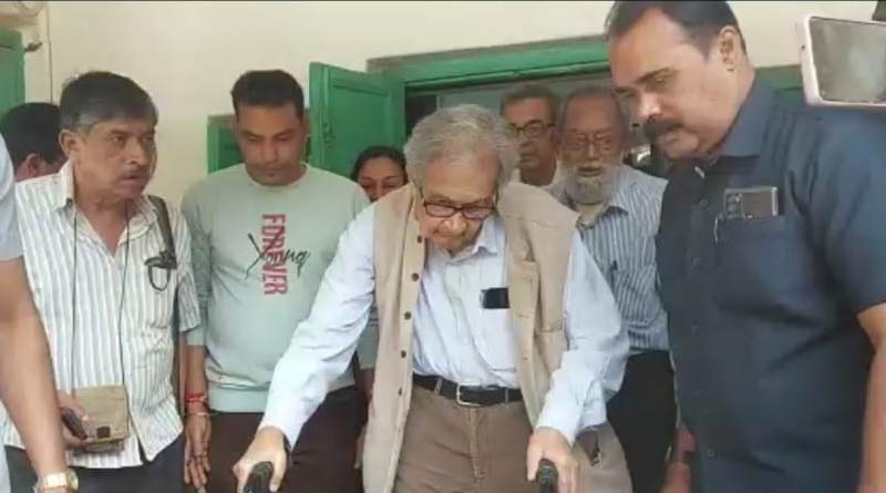 Nobel laureates Amartya Sen speaks over his land row । Sangbad Pratidin