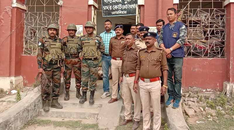 A hand grenade recovers from store room of Cooch Behar court । Sangbad Pratidin