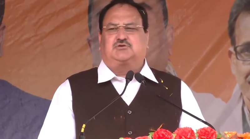JP Nadda slams Mamata Banerjee using Bengali words | Sangbad Pratidin