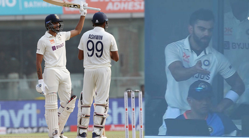 Akshar Patel scored 74 runs in Delhi test day 2, India's first innings ended in 262 runs | Sangbad Pratidin