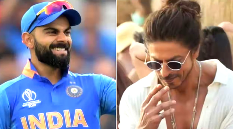 Here is how Shah Rukh Khan reacted on Virat Kohli, Ravindra Jadeja's 'Pathaan' Dance | Sangbad Pratidin