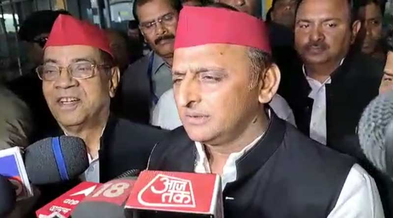 Akhilesh Yadav shows solidarity with jailed TMC leaders in Kolkata | Sangbad Pratidin