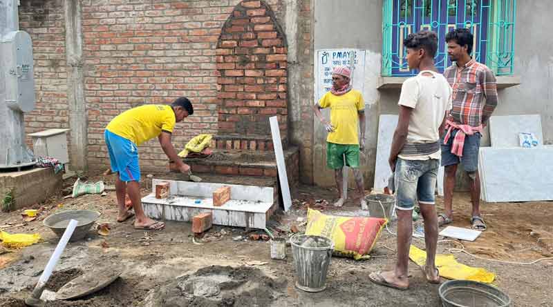 TMC and BJP clashes on establishing martyr memorial at Bogtui । Sangbad Pratidin