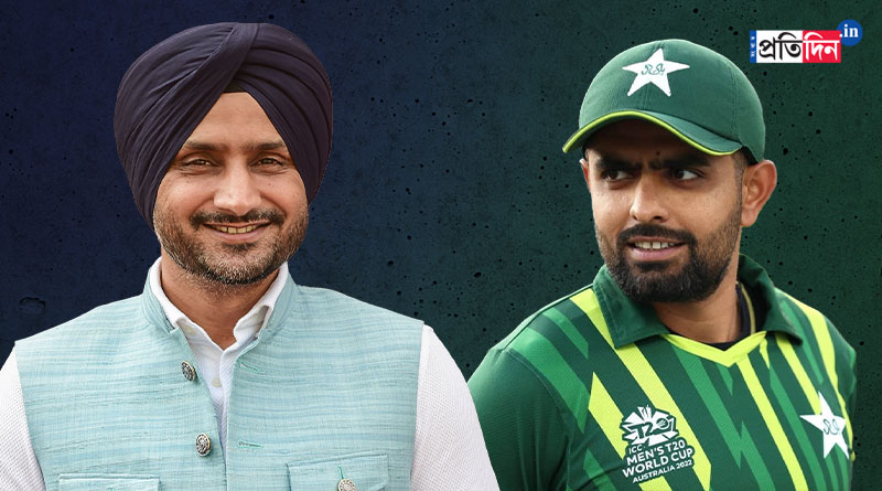 Pakistan captain Babar Azam's reply brutally trolled by Harbhajan Singh । Sangbad Pratidin