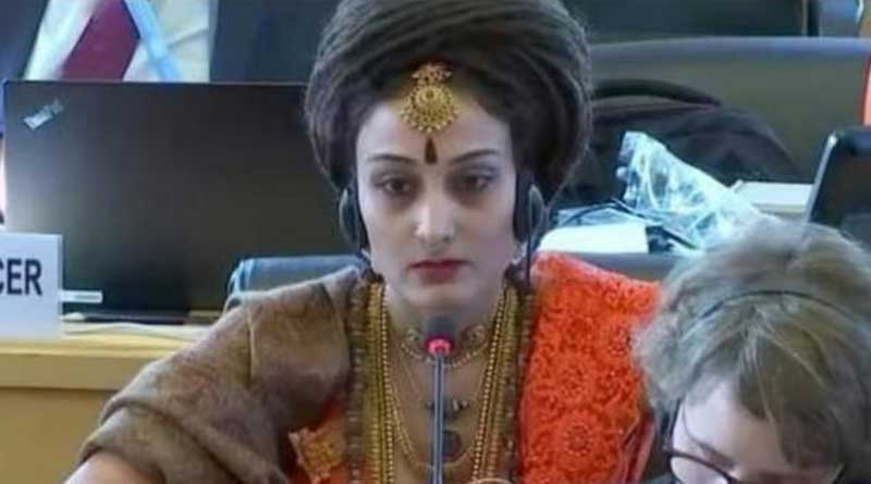 Who is Vijayapriya Nityananda, the representative of sovereign Kailash country in United Nations | Sangbad Pratidin