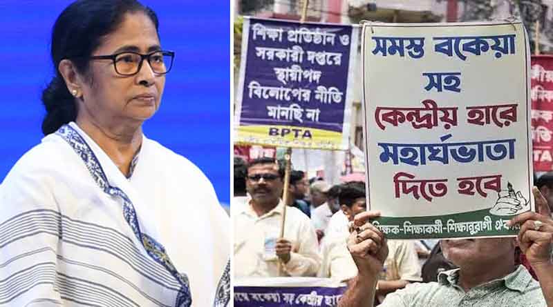 'Can't give any more', CM Mamata Banerjee on DA protest । Sangbad Pratidin