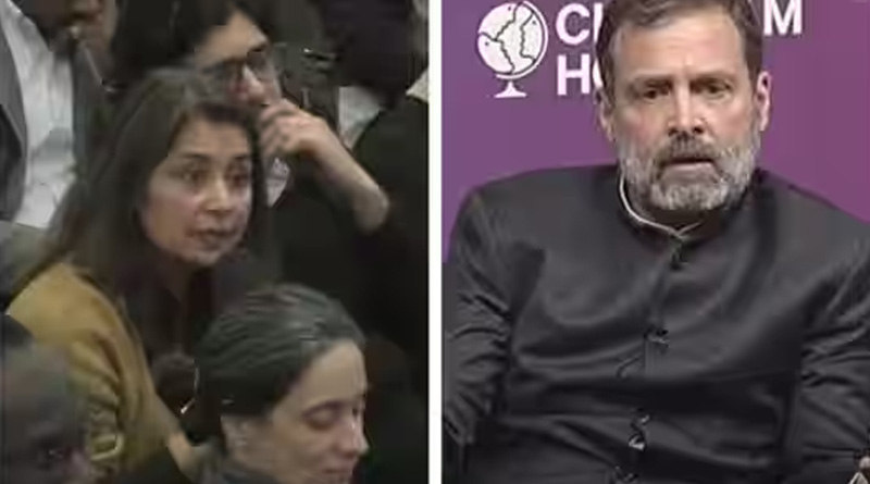 Malini Mehra viral for asking Rahul Gandhi this question in London | Sangbad Pratidin