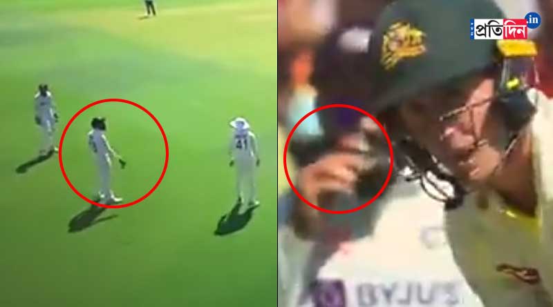 Virat Kohli caught snacking at slips । Sangbad Pratidin