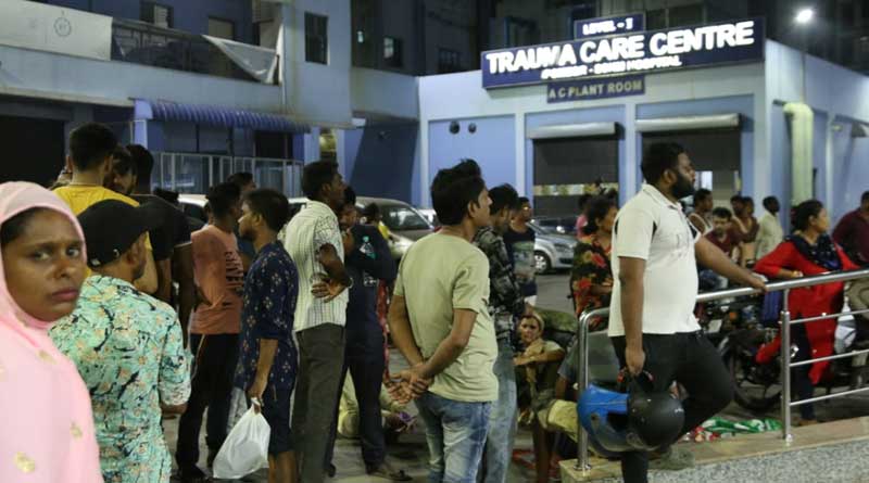 Gas cylinder blasted at Metiabruz, 22 injured and brought to SSKM hospital | Sangbad Pratidin