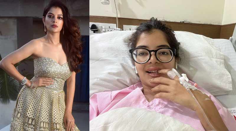 Tollywood actress Madhumita Sarcar admitted in hospital । Sangbad Pratidin