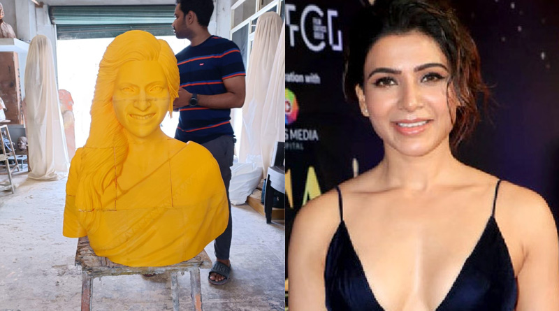 Samantha's fan builds a temple for her in Andhra Pradesh| Sangbad Pratidin