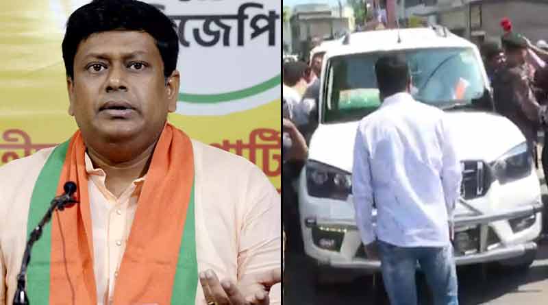 Sukanta Majumder clashes with police on visit to Rishra | Sangbad Pratidin