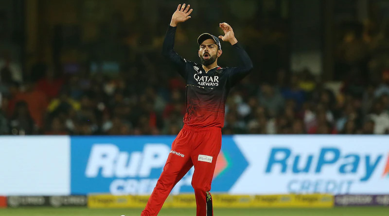 Virat Kohli during dressing-room celebration after spat with Gautam Gambhir । Sangbad Pratidin