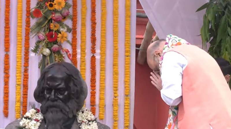 Rabindranath Tagore birth anniversary: Ram nam slogan banned at Amit Shah's programme in Kolkata| Sangbad Pratidin