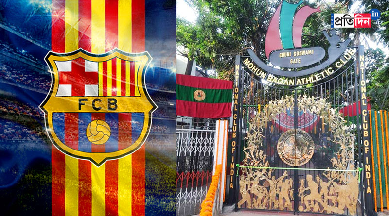 Mohun Bagan begins the process of tying up with Barcelona । Sangbad Pratidin