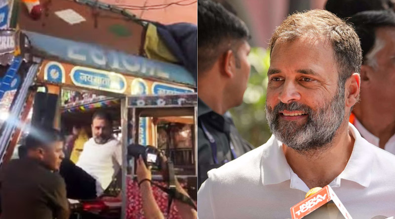 Rahul Gandhi’s night out in a truck, video viral | Sangbad Pratidin