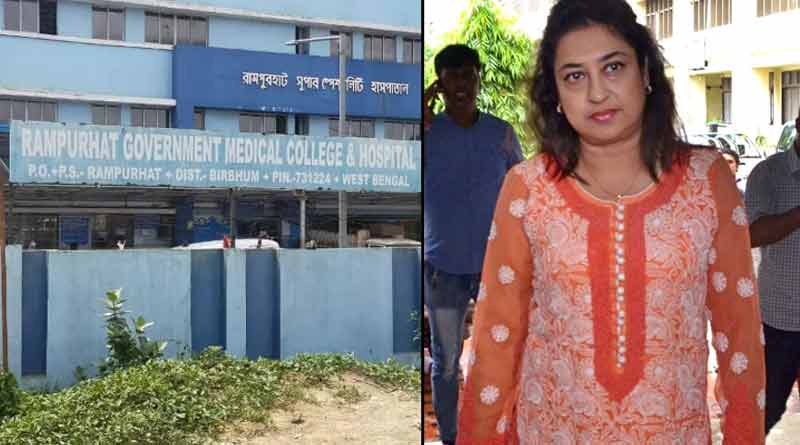 TMC MP Satabdi Roy unhappy with services of Govt hospital । Sangbad Pratidin
