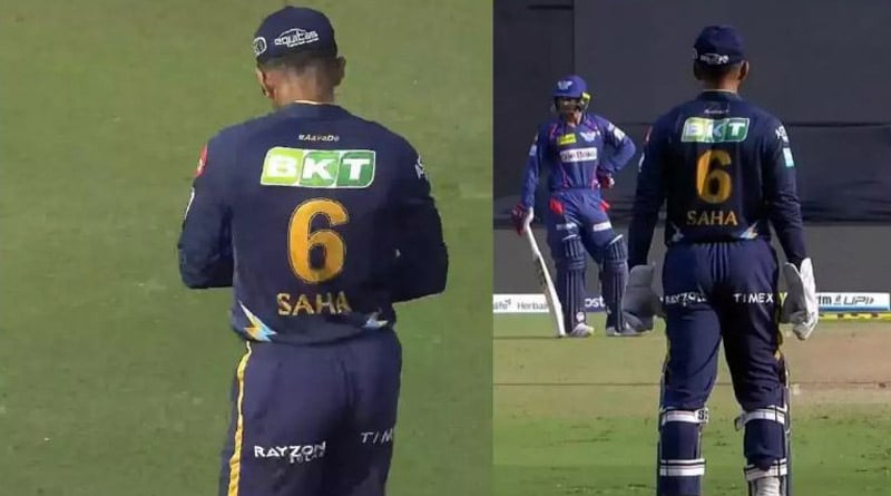 Wriddhiman Saha wore his pants other way around । Sangbad Pratidin