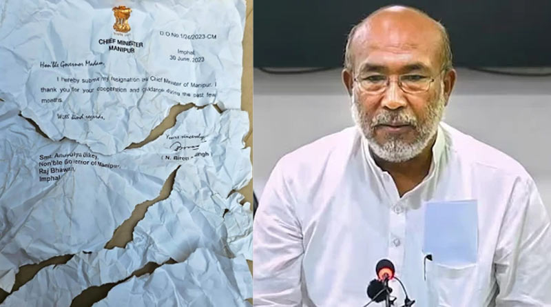 Manipur CM N Biren Singh changed his decision to quit