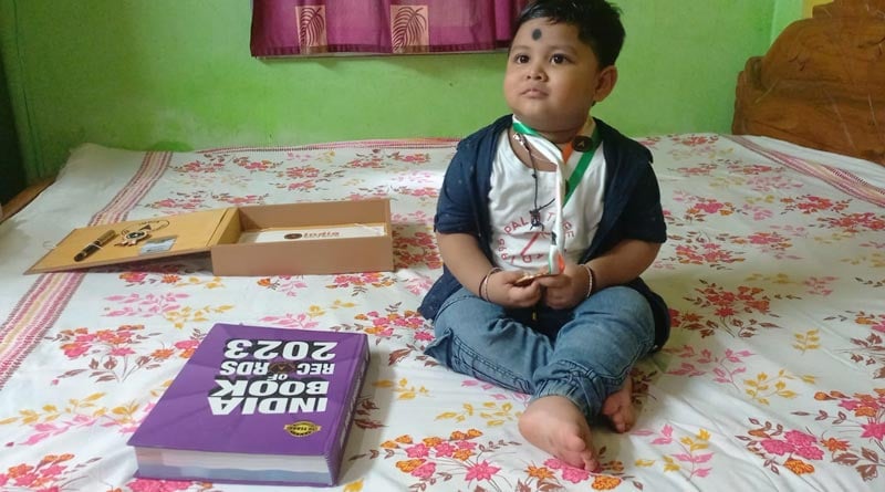 Durgapur toddler enters in India Book of Records | Sangbad Pratidin