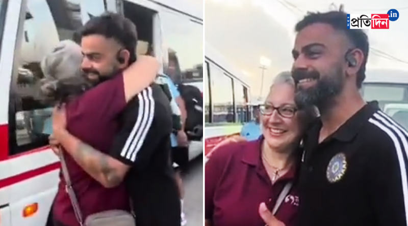 Joshua Da Silva's mother met Virat Kohli । Sangbad Pratidin