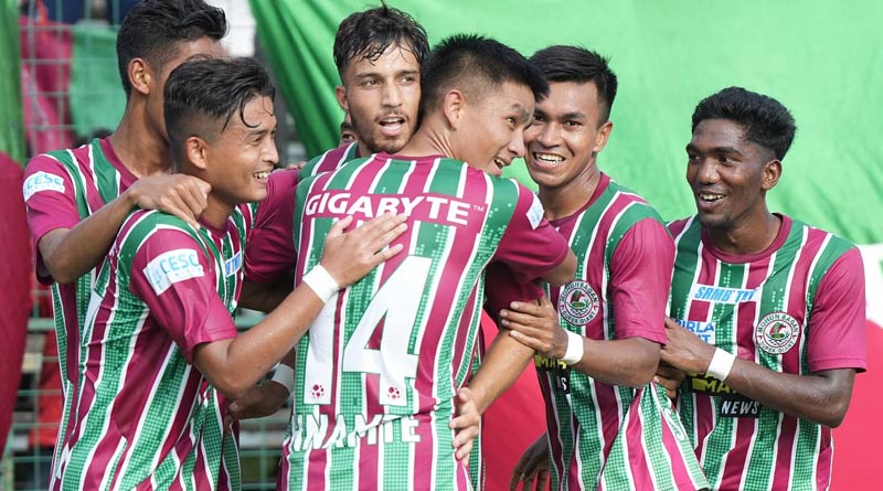 Mohun Bagan beats Dalhousie AC in Calcutta Football League | Sangbad Pratidin
