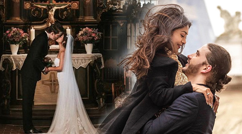 Actress Sreejita De Got Married to Michael Blohm-Pape Bigg Boss 16 Fame Shares First Wedding Pictures | Sangbad Pratidin