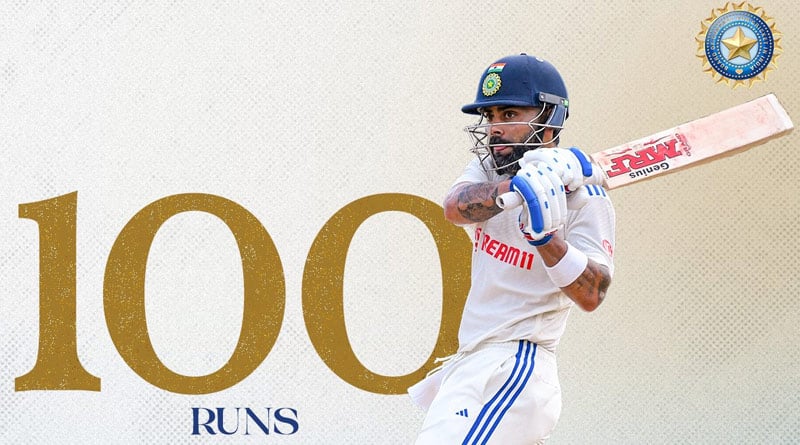 Virat Kohli scores a century and touches Sir Don Bradman's feat । Sangbad Pratidin
