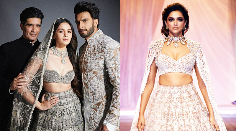 Alia Bhatt or Deepika Padukone, Who donned Manish Malhotra better? | Sangbad Pratidin