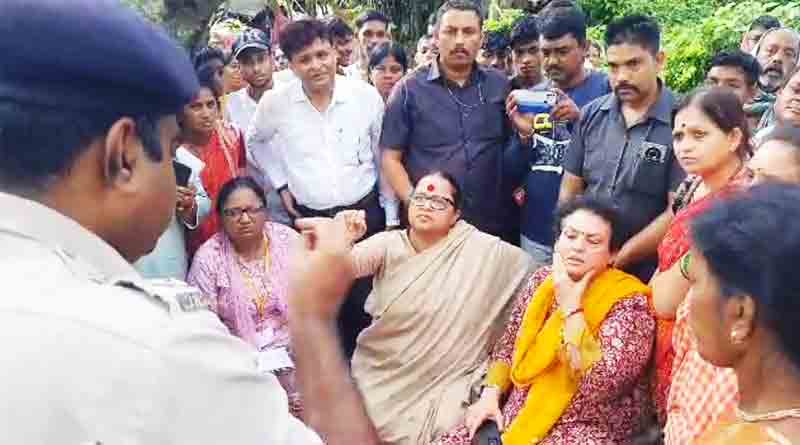 NCW Chairperson rebuked Maldah DSP | Sangbad Pratidin