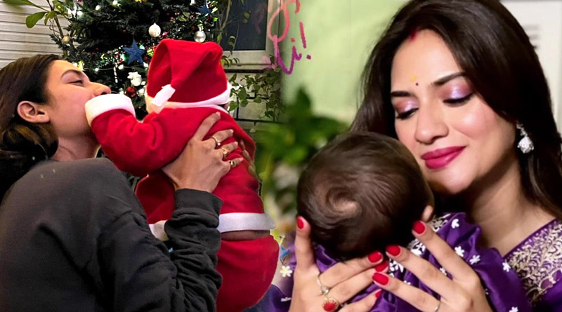 Nusrat Jahan celebrates son Yishaan J Dasgupta's Birth Day | Sangbad Pratidin